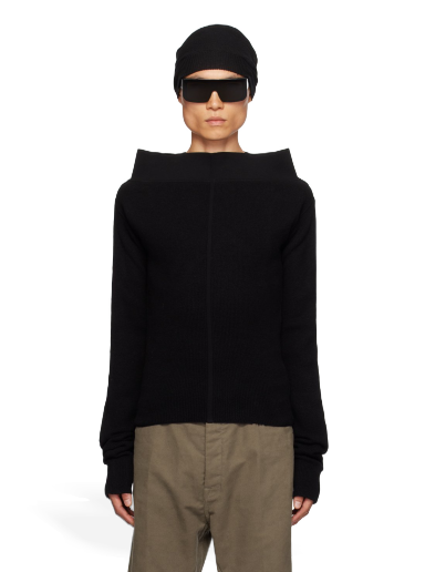 Džemper Rick Owens Rib Turtleneck Crna | RR02C7691 CHWSR