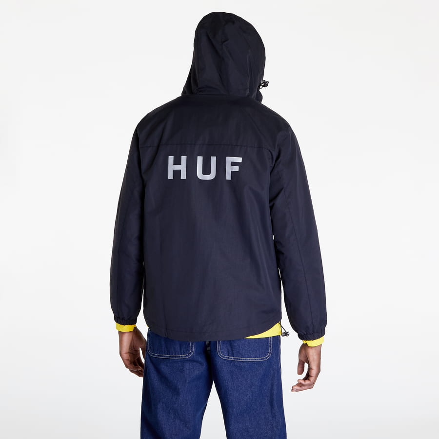 Vjetrovka HUF Essentials Zip Standard Shell Crna | JK00350 BLACK, 1