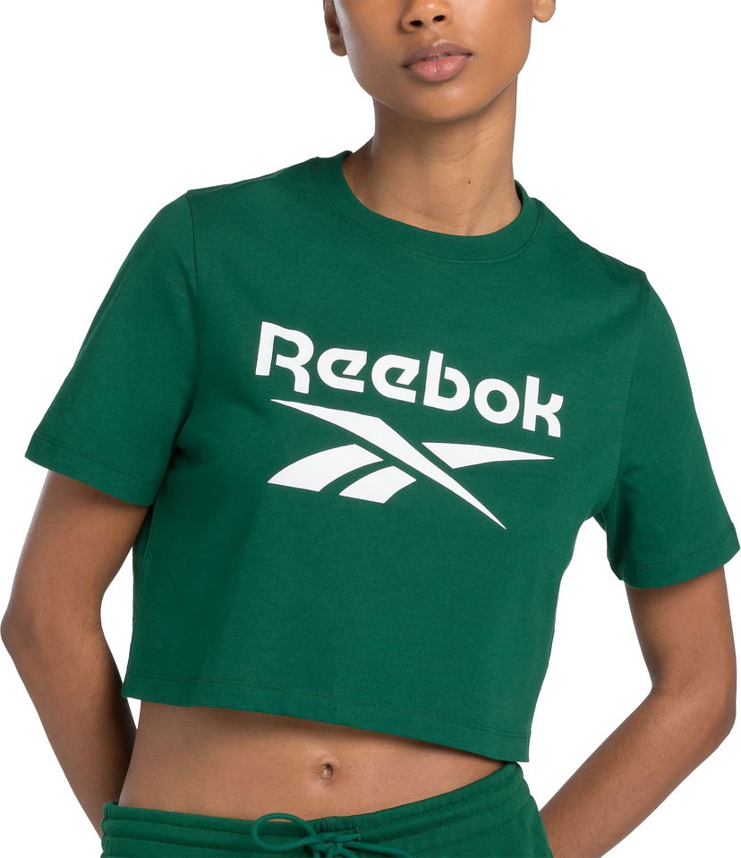 Majica kratkih rukava Reebok IDENTITY BIG LOGO CROP TEE Zelena | 100076000