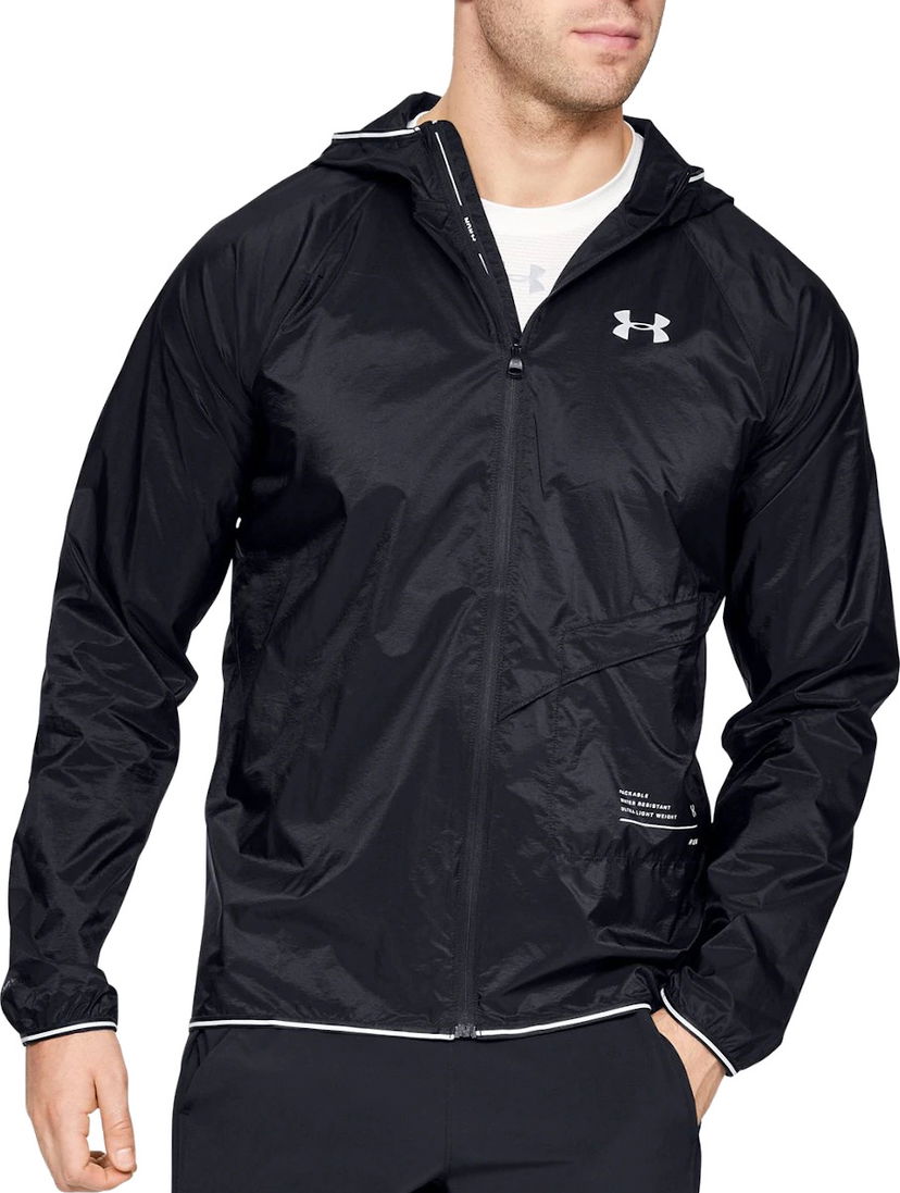 Vjetrovka Under Armour Packable Water-Resistant Running Jacket Crna | 1326597-001