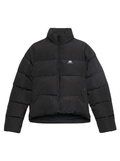 Pernata jakna Balenciaga C-Shape Puffer Jacket Crna | 601763TYD361000