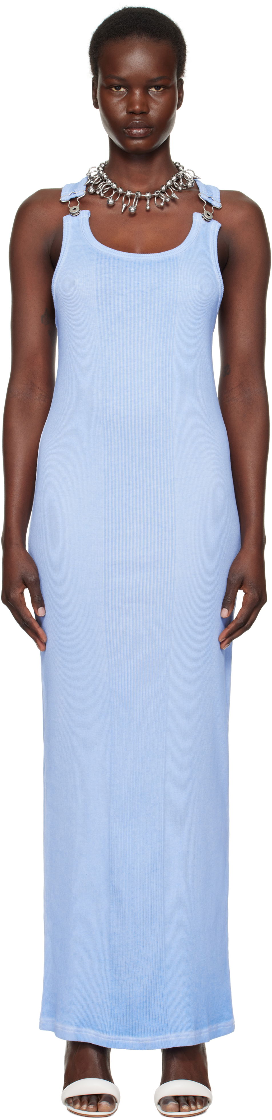 Haljina Jean Paul Gaultier Jean Paul Gaultier 'The Strapped' Maxi Dress Plava | 25/33-F-RO352-J054-52, 0