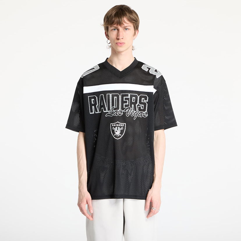 Dres New Era New Era NFL Las Vegas Raiders Mesh Graphic Jersey Crna | 60596386