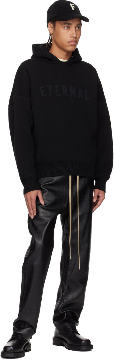 Džemper Fear of God Fear of God 'Eternal' Merino Knit Hoodie Crna | FGE220-2031LAW, 3