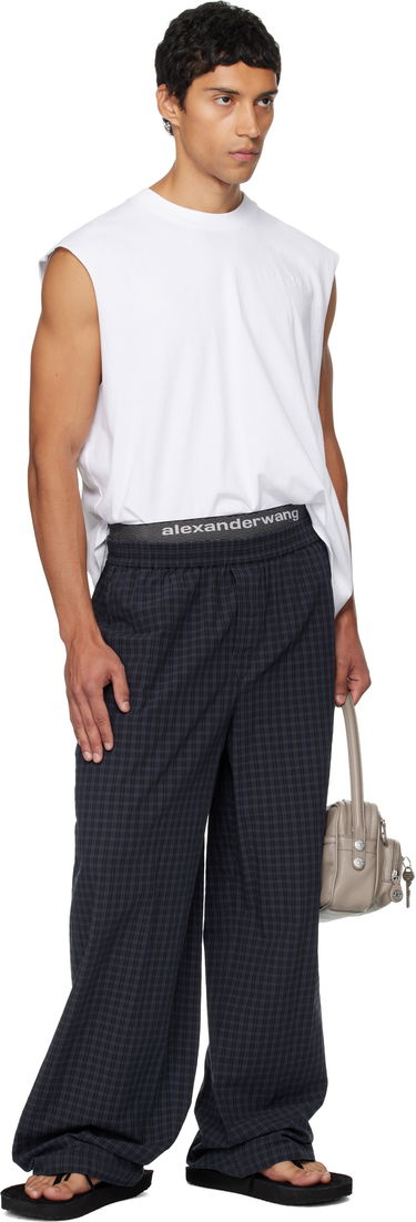 Hlače Alexander Wang Alexander Wang Relaxed Trousers Plava | 6WC3254885, 3
