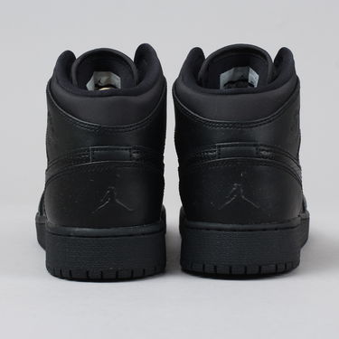 Tenisice i cipele Jordan Air Jordan 1 Mid ''Black White'' Crna | 554724-034, 3