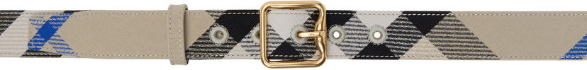 Pojasevi Burberry Check Buckle Belt Bež | 8088779
