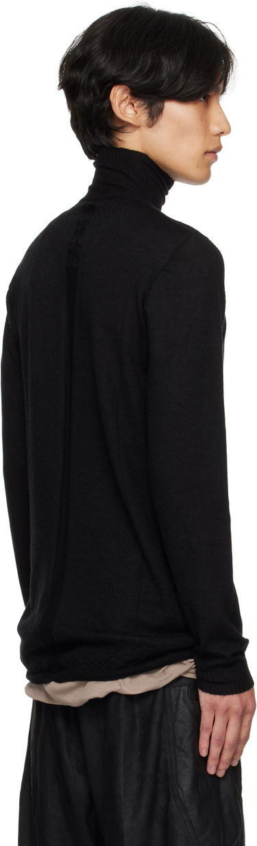 Džemper Rick Owens Rick Owens Concordians Level Turtleneck Sweater Crna | RU02E1624 WS, 2