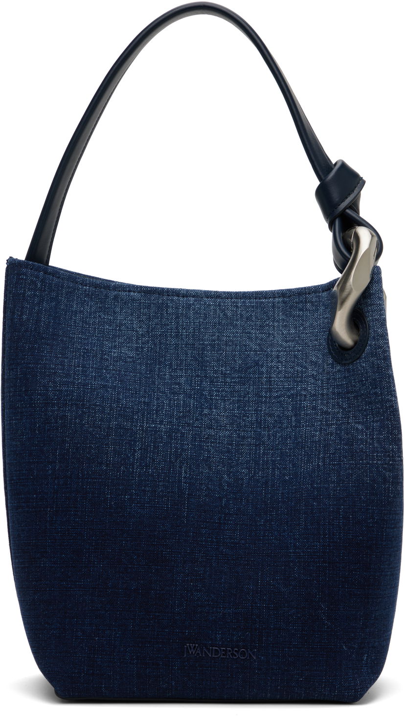 Torba za rame JW Anderson JW Anderson JWA Corner Bucket Bag Plava | HB0703-FA0429