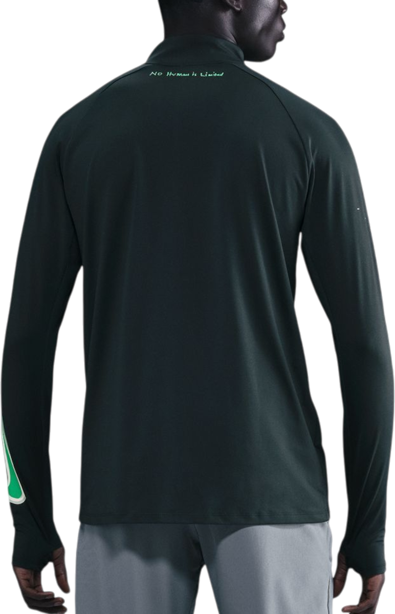 Majica kratkih rukava Nike Eliud Kipchoge Stride Quarter-Zip Running Top Zelena | hv2658-390, 1