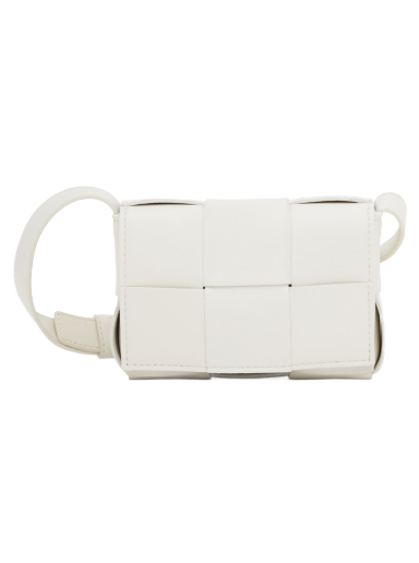 Torba za rame Bottega Veneta Cassette Shoulder Bag Bijela | 666688 VMAY1
