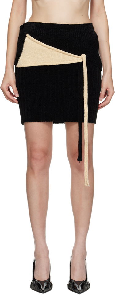 Suknja Ottolinger Ottolinger Self-Tie Miniskirt Crna | 707202, 0