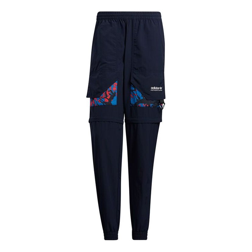 Cargo hlače adidas Originals Adv 2 Contrasting Colors Pocket Bundle Feet Pants Plava | H46691