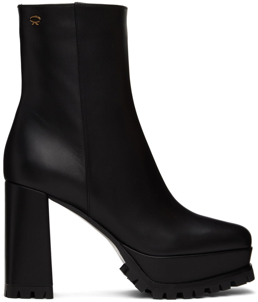 Tenisice i cipele Gianvito Rossi Gianvito Rossi Harlem Platform Ankle Boots Crna | G73178.70GOM.VGINERO