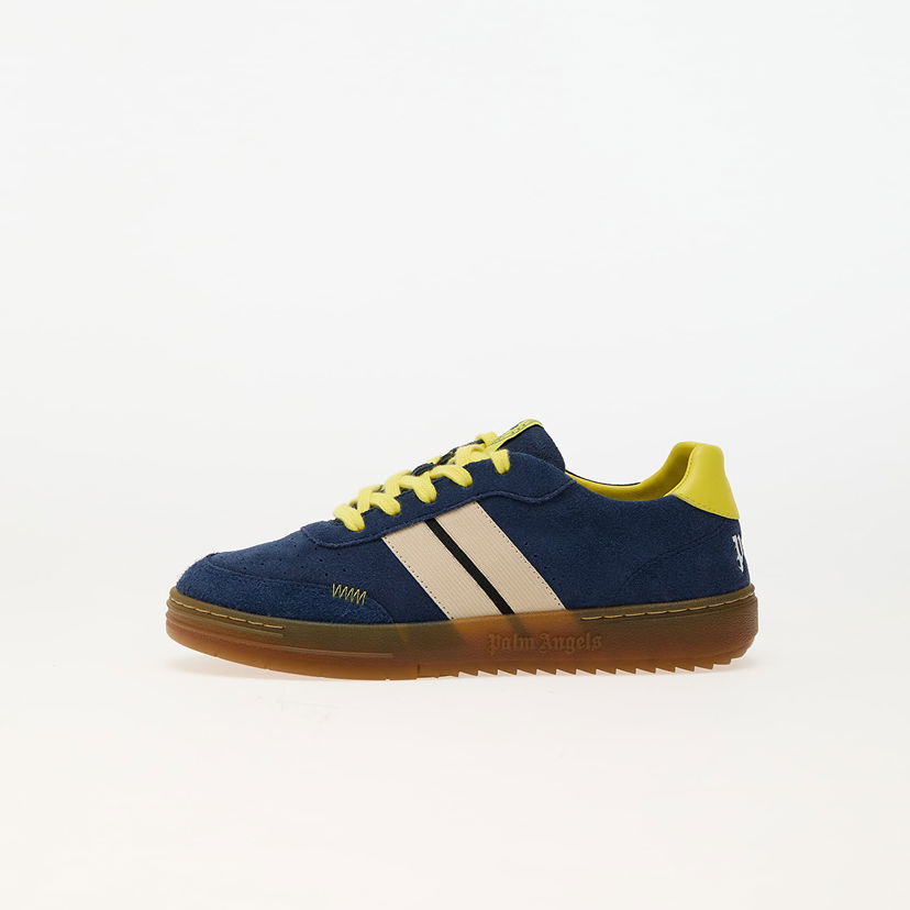Tenisice i cipele Palm Angels University Track Suede Snk Blue A Yellow Tamnoplava | PBIA016F24LEA0014918