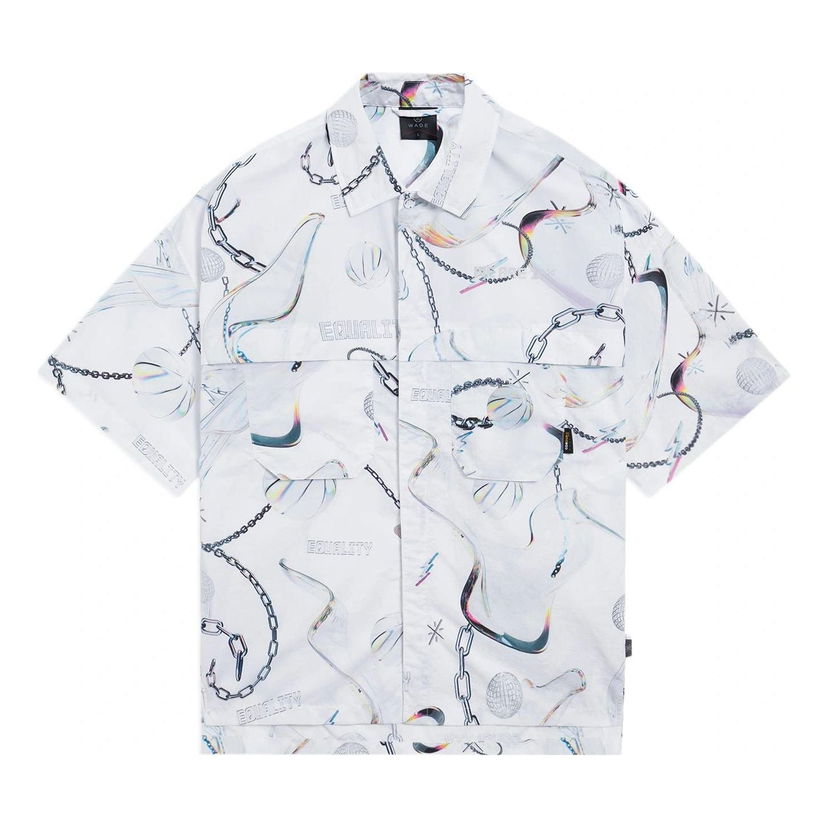 Košulja Li-Ning Glare x Way Of Wade Full Version Logo Shirt Bijela | ASHS445-1