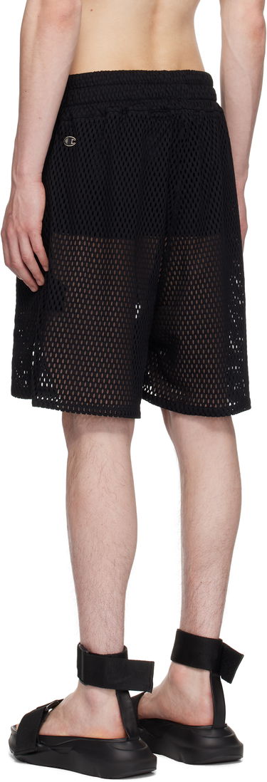 Kratke hlače Rick Owens Rick Owens Champion Edition Mesh Shorts Crna | CM01E1682 CHONET MESH, 3