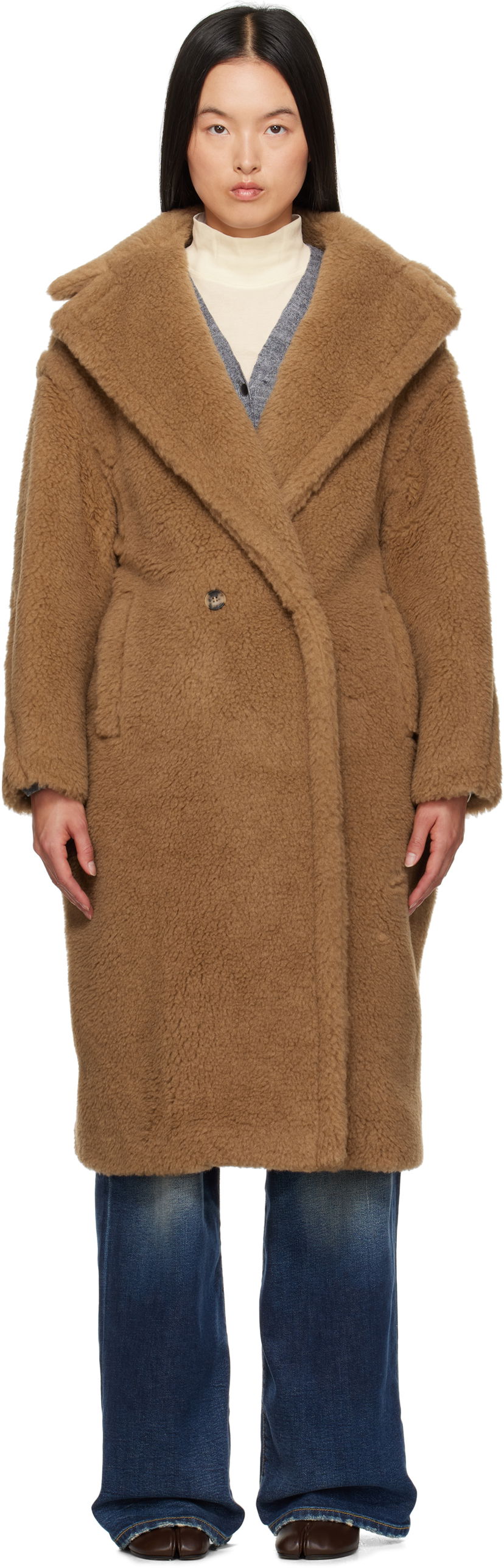 Kaputi Max Mara Max Mara Teddy Bear Icon Coat Smeđa | 2421016032600 MM10739
