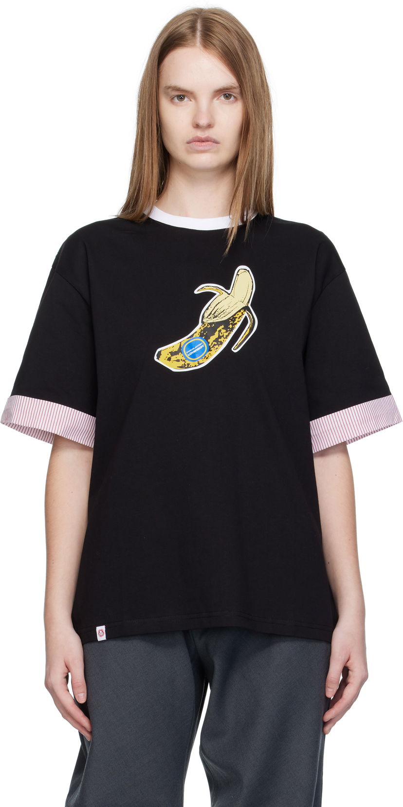 Majica kratkih rukava Charles Jeffrey Loverboy Charles Jeffrey LOVERBOY Turn Up Graphic T-Shirt Crna | 52080501