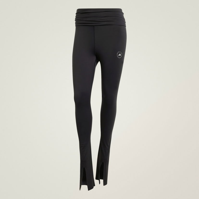 Tajice adidas Performance adidas by Stella McCartney TrueStrength Splitcuff Leggings Crna | IW0515
