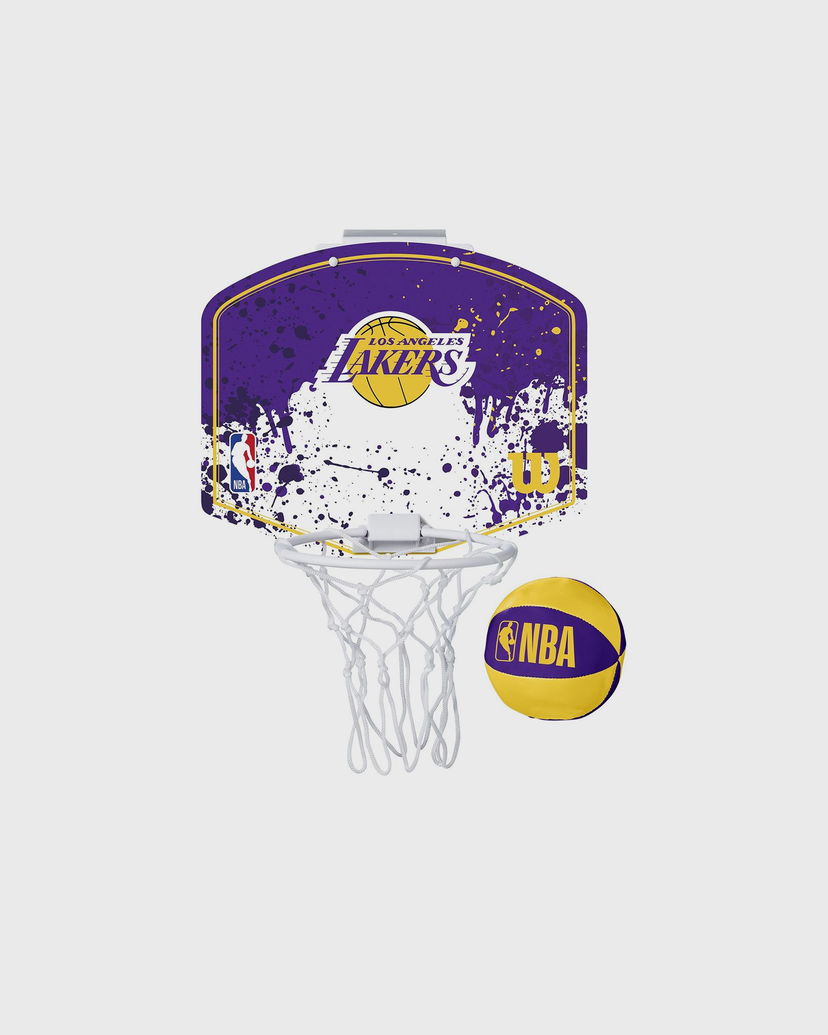 Sportska oprema Wilson Tennis Los Angeles Lakers NBA Mini Hoop Ljubičasta | WTBA1302LAL