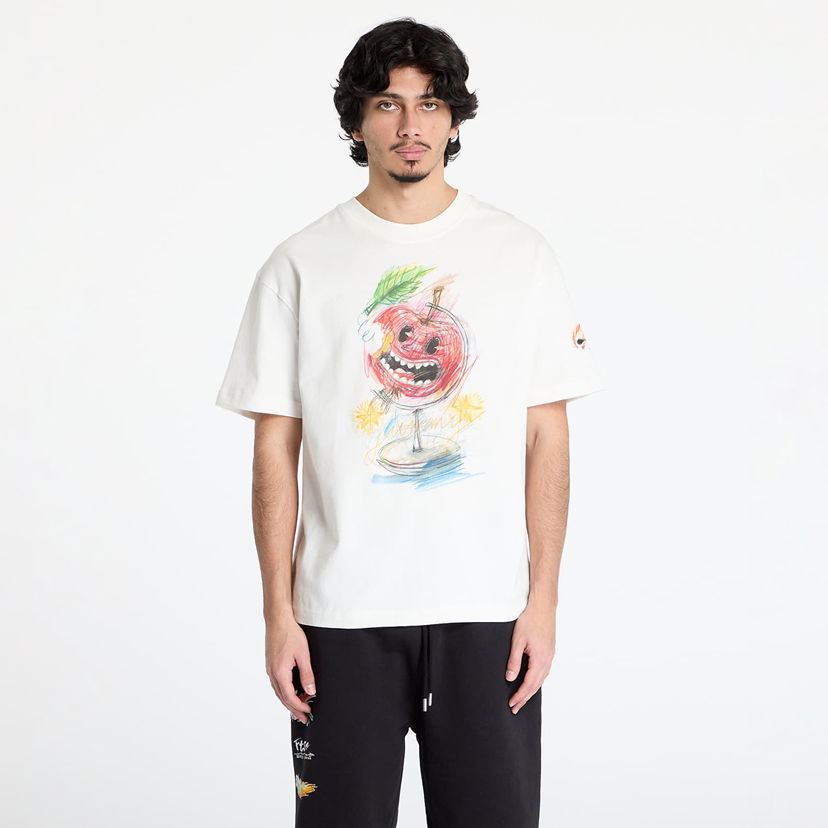 Majica kratkih rukava Footshop FTSHP x Kurňavka T-Shirt Bijela | FTSHP_475