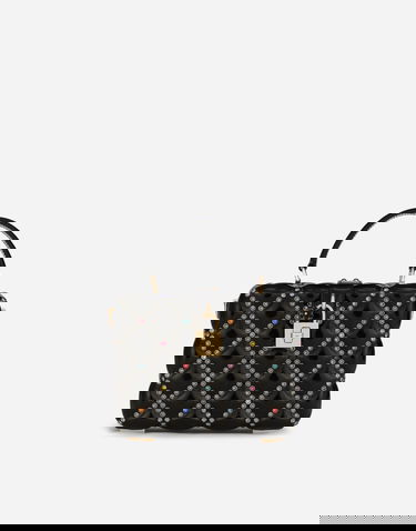 Ručna torbica Dolce & Gabbana Dolce & Gabbana Dolce Box Bag With Rhinestones Crna | BB5970AY2298S574, 0