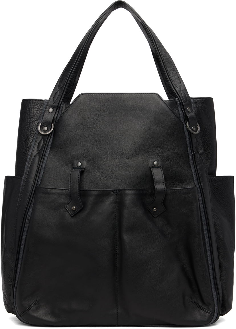 Tote bag KIKO KOSTADINOV Kiko Kostadinov Inex Leather Tote Crna | KKAW25BG04-147