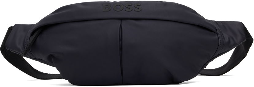 Torba oko struka BOSS Coated Canvas Belt Bag Tamnoplava | 50541537