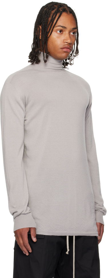 Džemper Rick Owens Rick Owens Concordians Oversized Turtleneck Sweater Crna | RU02E1626 WS, 4