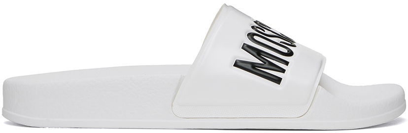 Tenisice i cipele Moschino Moschino Pool Slides Bijela | MA28022G1F M10 100
