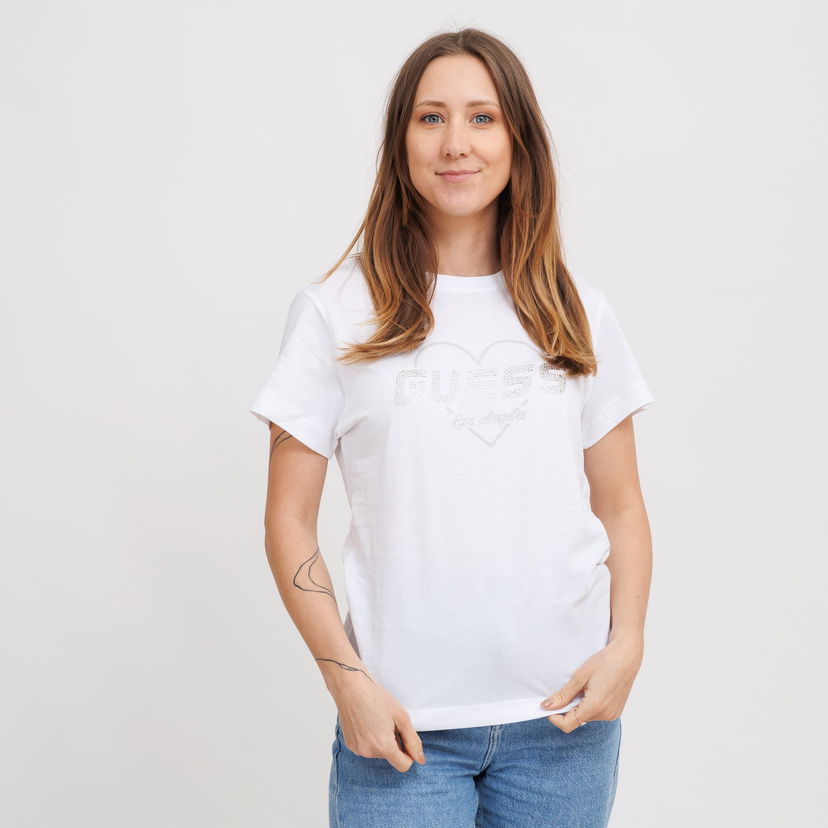 Majica kratkih rukava GUESS Guess Narciso T-Shirt Bijela | V5GI10K9RM1-G011