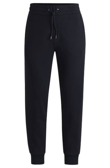 Trenirka BOSS Mercerized Stretch Cotton Tracksuit Bottoms Crna | 50532772