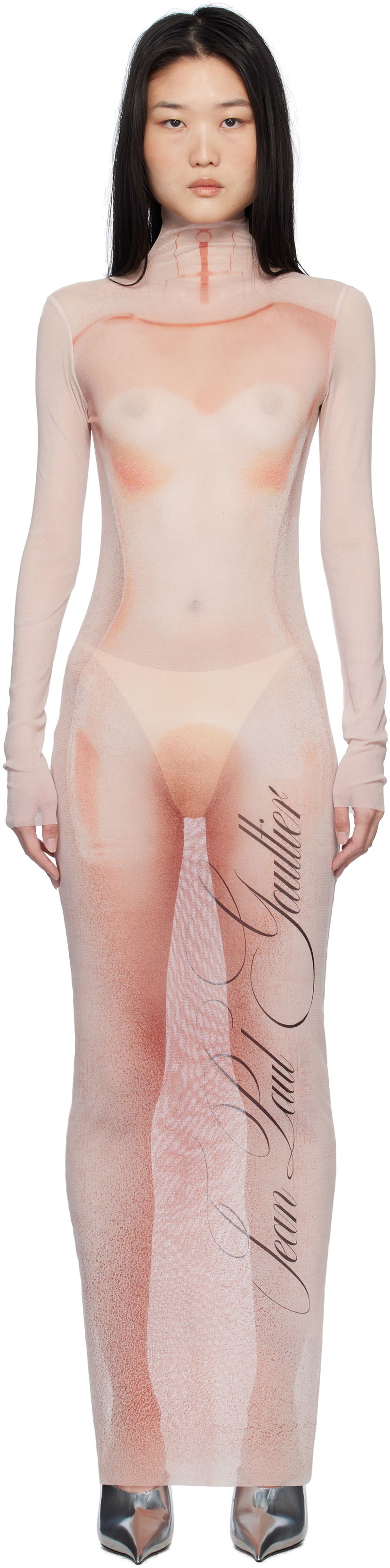 Haljina Jean Paul Gaultier Gaultier 'Le Classique' Long Dress Ružičasta | 25/33-F-RO368-T577-2026