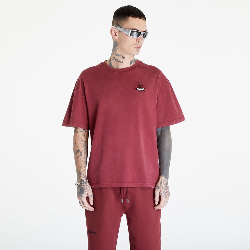 Majica kratkih rukava Footshop Everyday T-Shirt Tamnocrvena | FTSHP_282