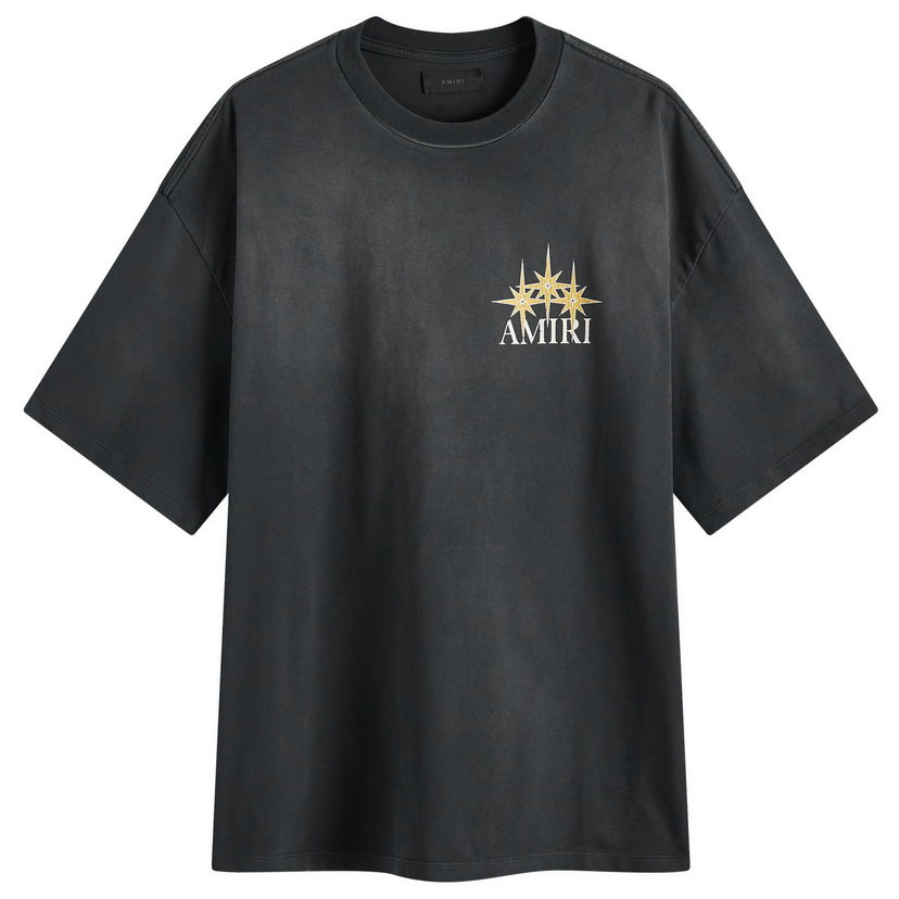 Majica kratkih rukava AMIRI AMIRI Starburst Oversized T-Shirt, Size Large Crna | AMJYTE1179-001