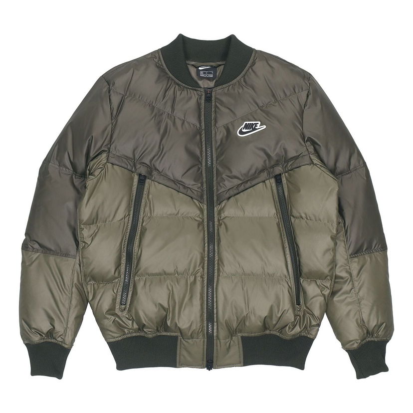 Bomber jakna Nike Sportswear Down-Fill Windrunner Jacket Zelena | DJ0430-380
