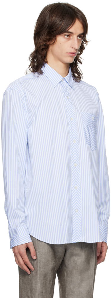 Košulja Paul Smith Paul Smith Oversized Fit Striped Shirt Plava | M1R-045Z-N02404-40, 1