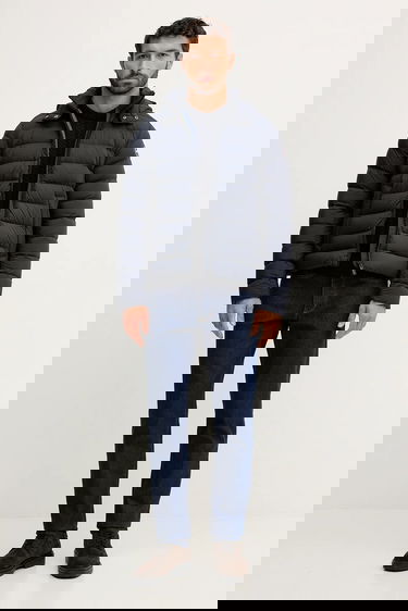 Džemper Barbour Barbour Cable Knit Sweater Tamnoplava | MKN1679, 1