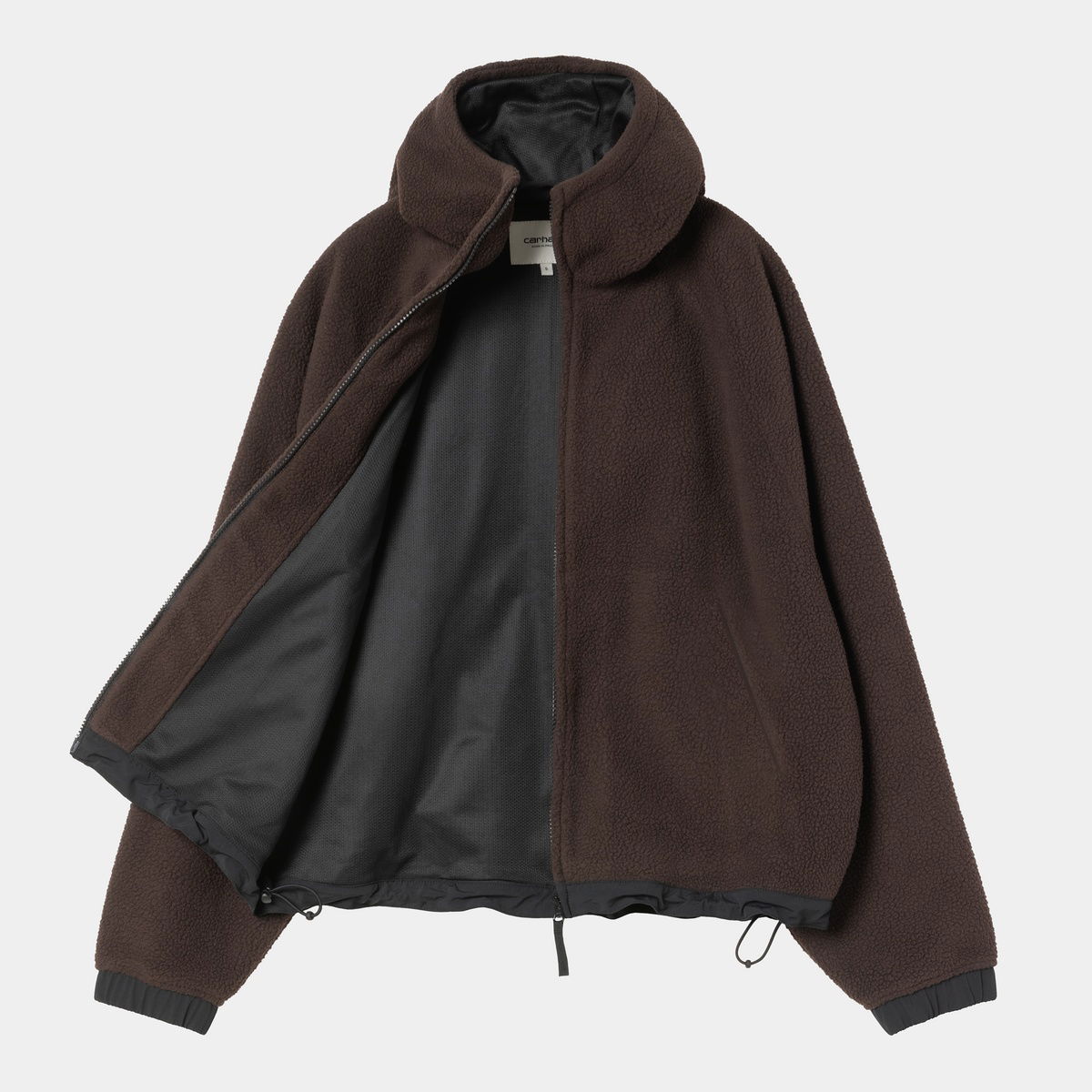 Jakna Carhartt WIP Hooded Fleece Jacket Smeđa | I035461_8, 1