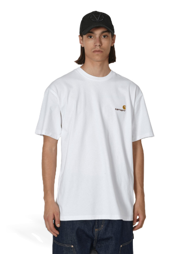 Majica kratkih rukava Carhartt WIP American Script Bijela | I029956 02XX