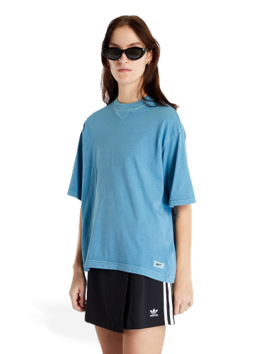 Majica kratkih rukava Reebok Classics Natural Dye Boxy T-Shirt Plava | HT7857