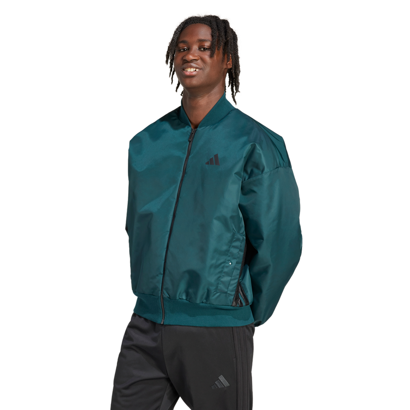 Bomber jakna adidas Originals Stadium Bomber Jacket Zelena | JX5637