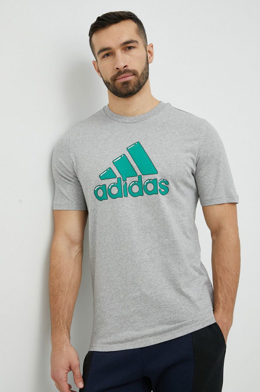 Majica kratkih rukava adidas Originals Adidas T-Shirt with Print Siva | HS2514