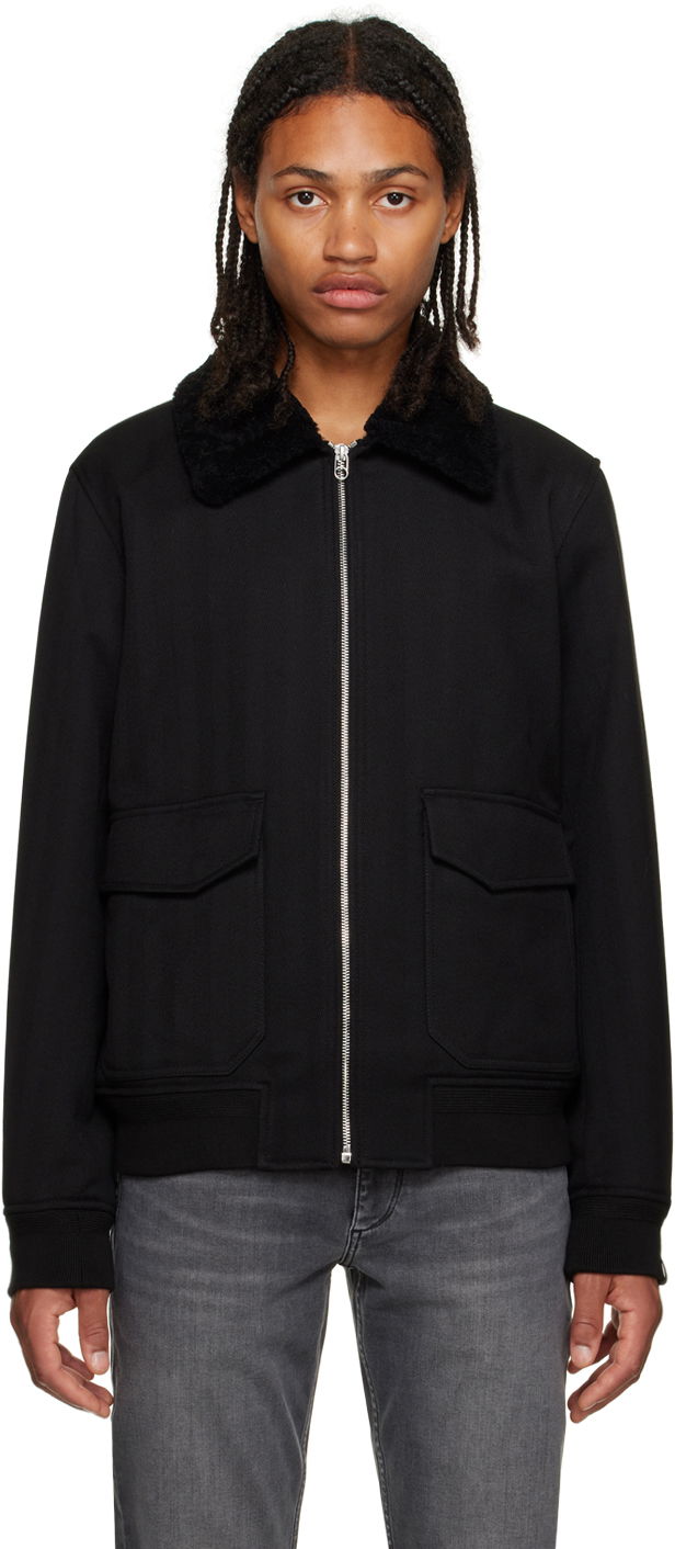 Bomber jakna rag & bone Dorset Bomber Jacket Crna | MBW23F2385LRML