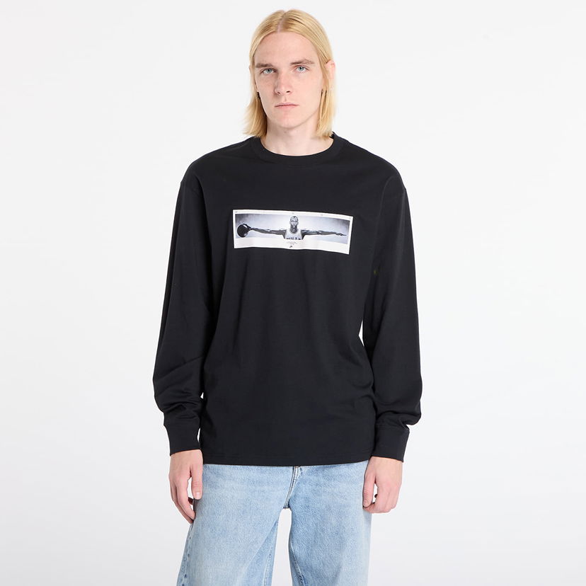 Majica kratkih rukava Jordan Jordan M Brand Photo LS Crew T-Shirt Crna | HV4563-010