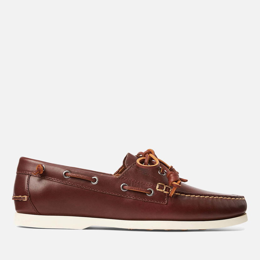 Odjeća Polo by Ralph Lauren Polo Ralph Lauren Merton Leather Boat Shoes - UK 7 Smeđa | 803688543001