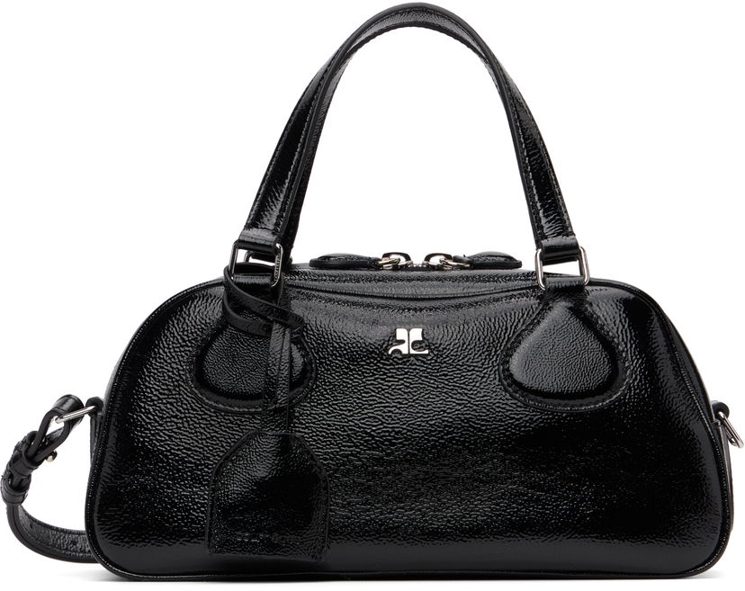 Ručna torbica Courrèges Courrèges Bowling Bag Crna | 325GSA167CR0043