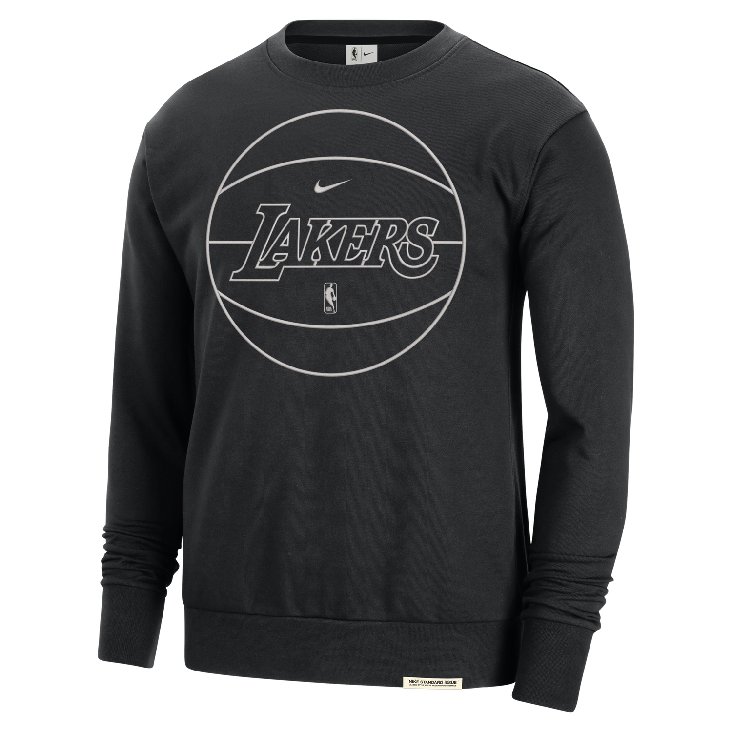 Dukserice Nike DRY - FIT NBA Los Angeles Lakers Standard Issue Crna | DX9748-010, 0