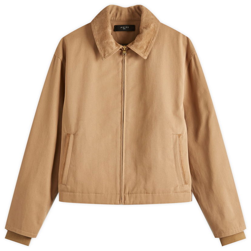 Bomber jakna AMIRI AMIRI Quad Work Jacket, Size Large Smeđa | AWOUWJ1011